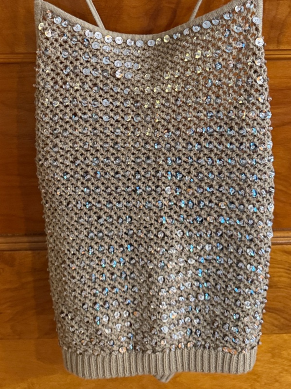 J.Crew Collection Sequin Halter Top